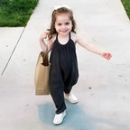 Comfortable backless jumpsuit for children
