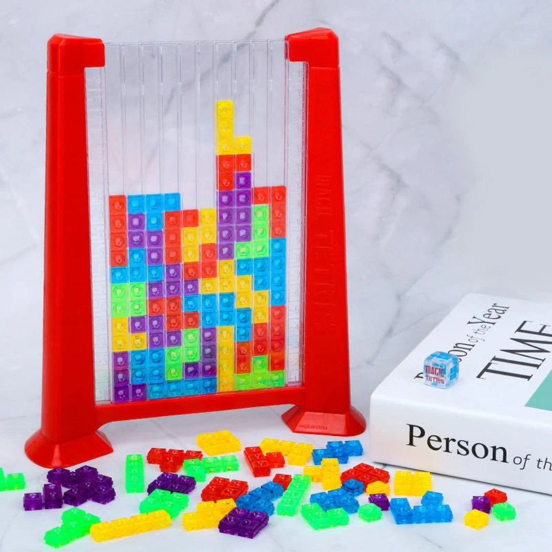 Falling Blocks Logic Game Educational Puzzle