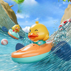 Kayak duck bath toy