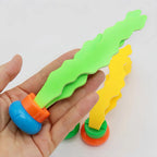 Pool diving toy set water plant throwing game