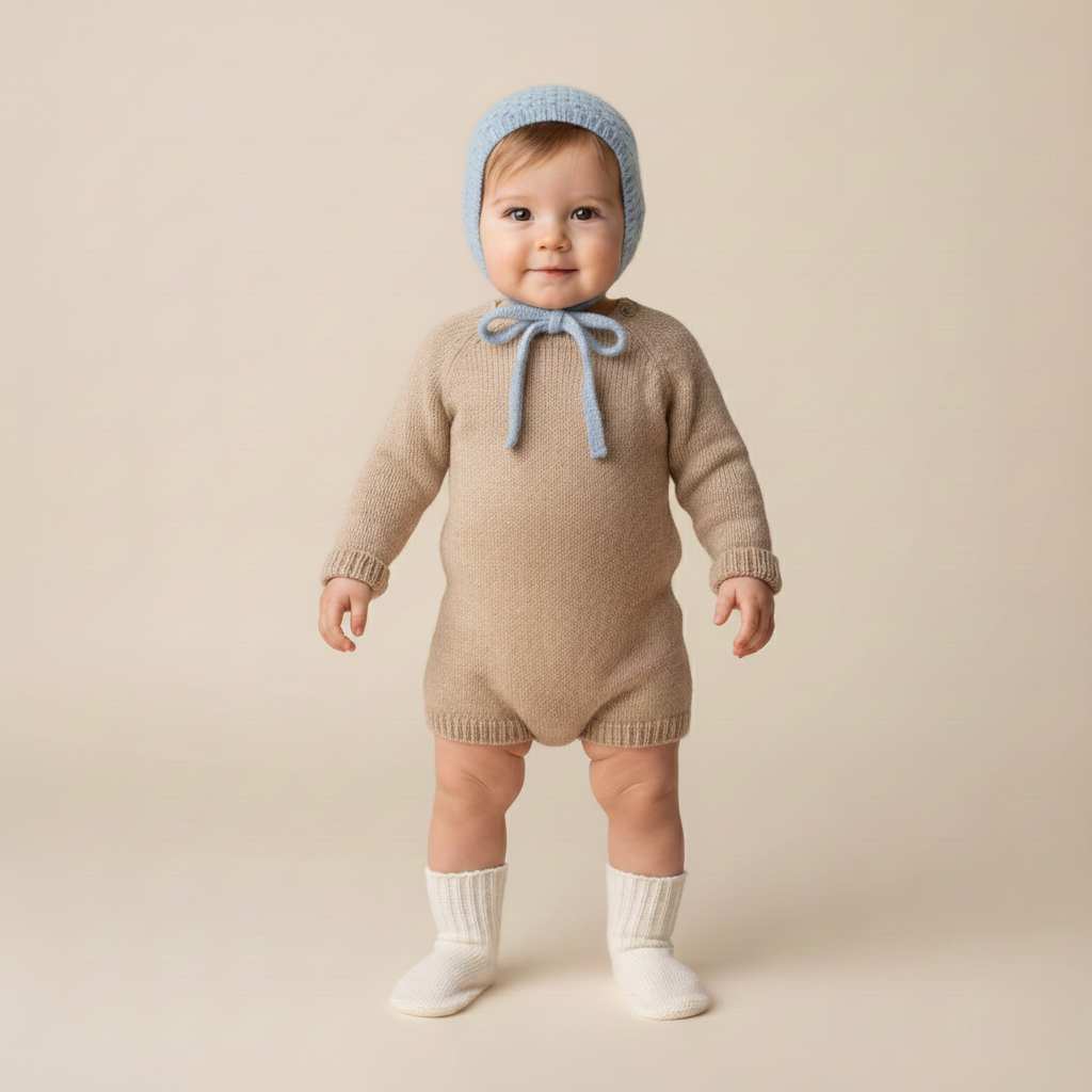 Babykyse i blødt tekstil