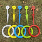 Ring toss game for the garden outdoor family game
