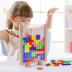 Falling Blocks Logic Game Educational Puzzle