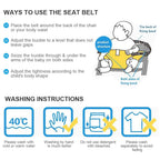 Portable Baby Harness Seat for High Chairs