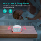 Wearable smart baby thermometer