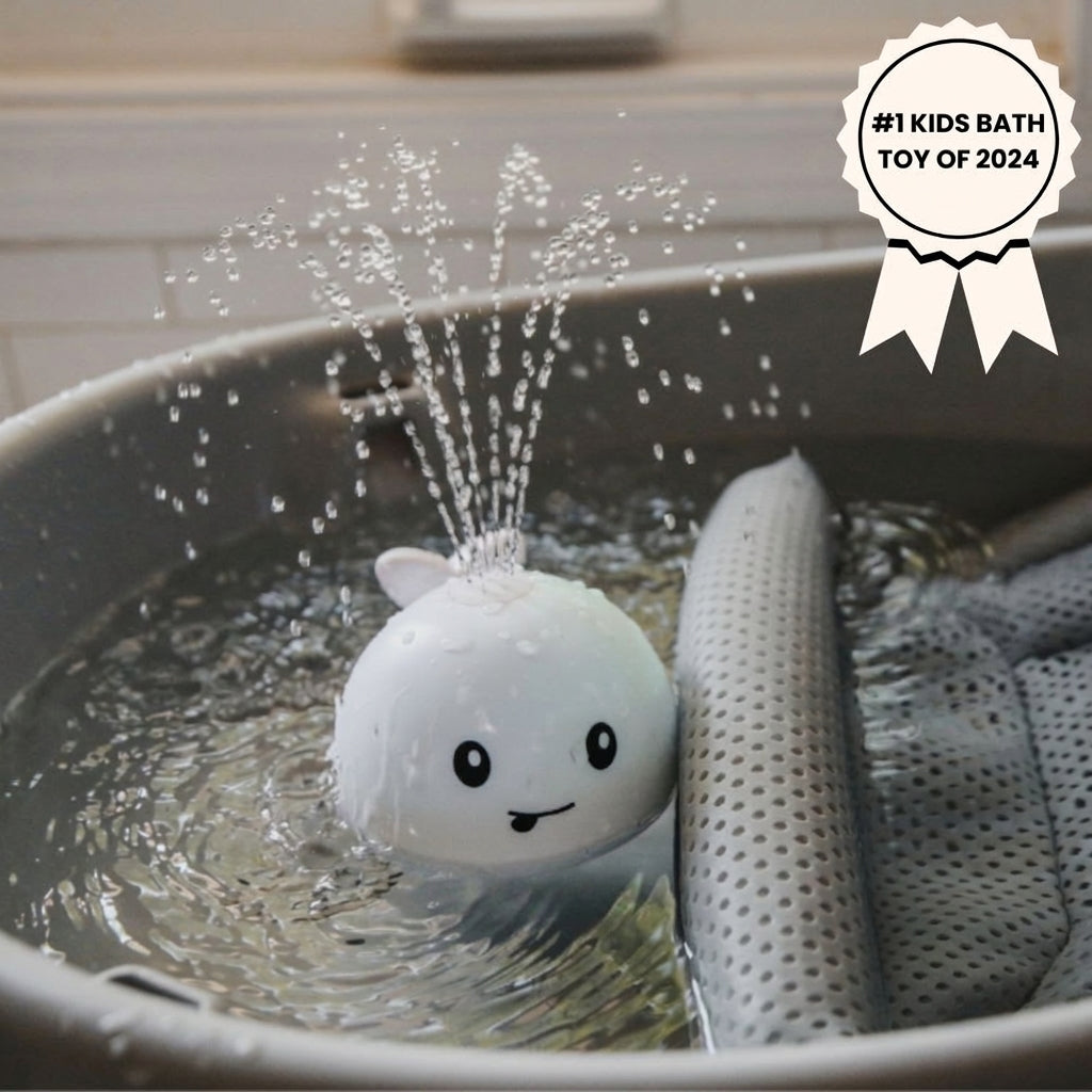 Light-Up Whale Sprinkler Bath Toy