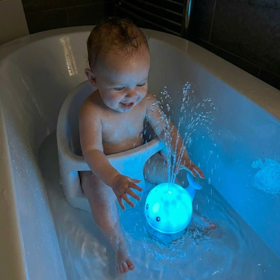 Light-Up Whale Sprinkler Bath Toy