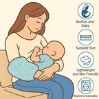 Ergonomic Nursing Arm Support Pillow