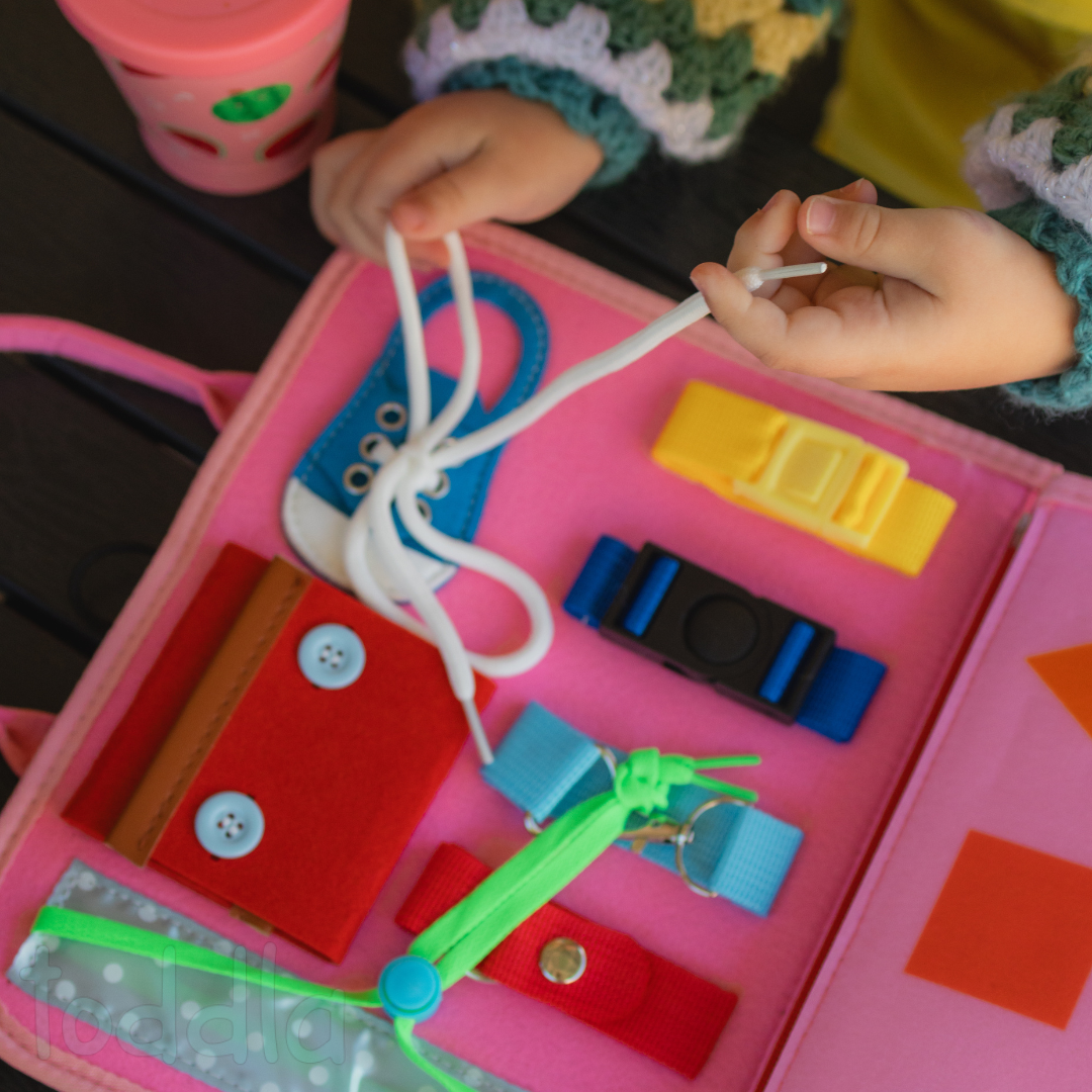 Montessori Busy Board for Toddlers