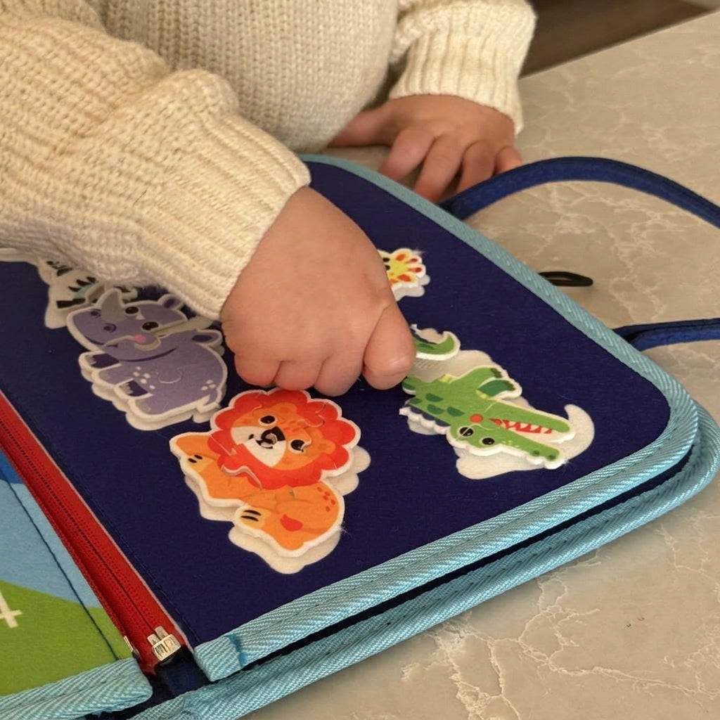 Montessori Busy Board for Toddlers
