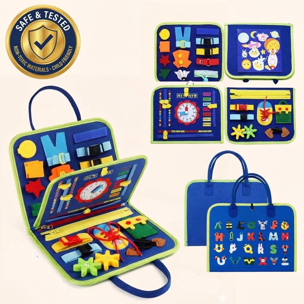 Montessori Busy Board for Toddlers