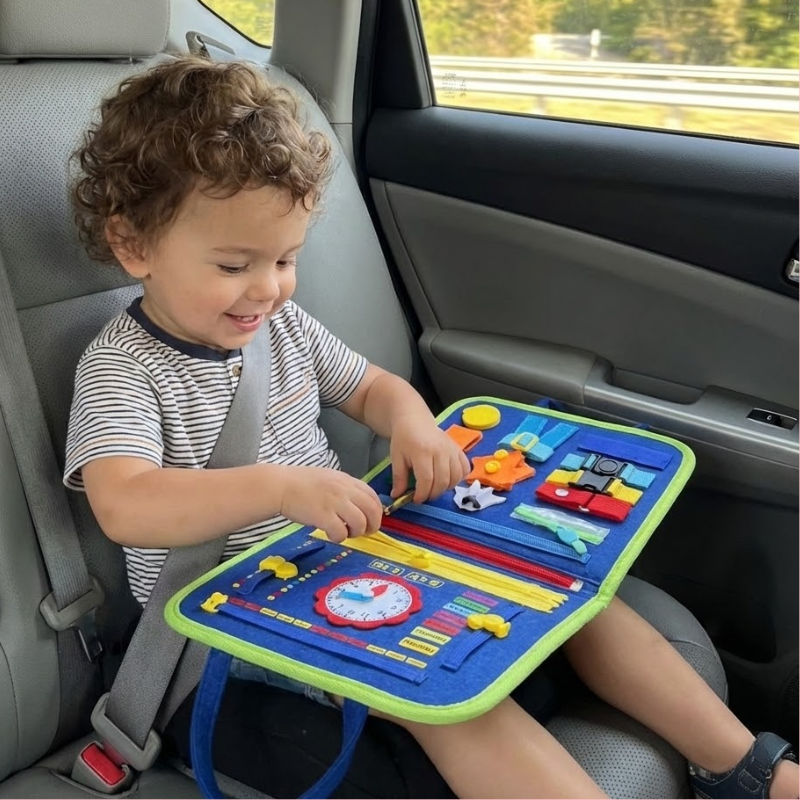 Montessori Busy Board for Toddlers