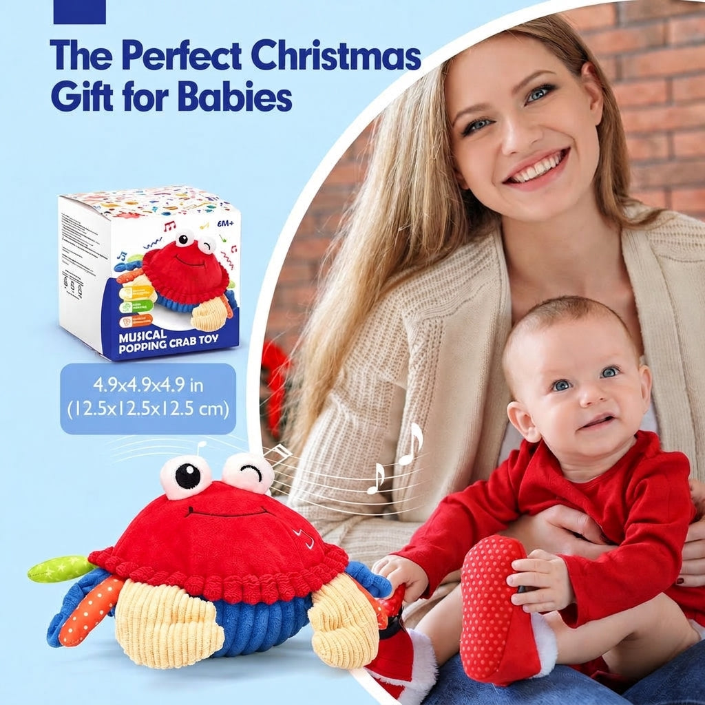 Musical Crawling Crab Toy