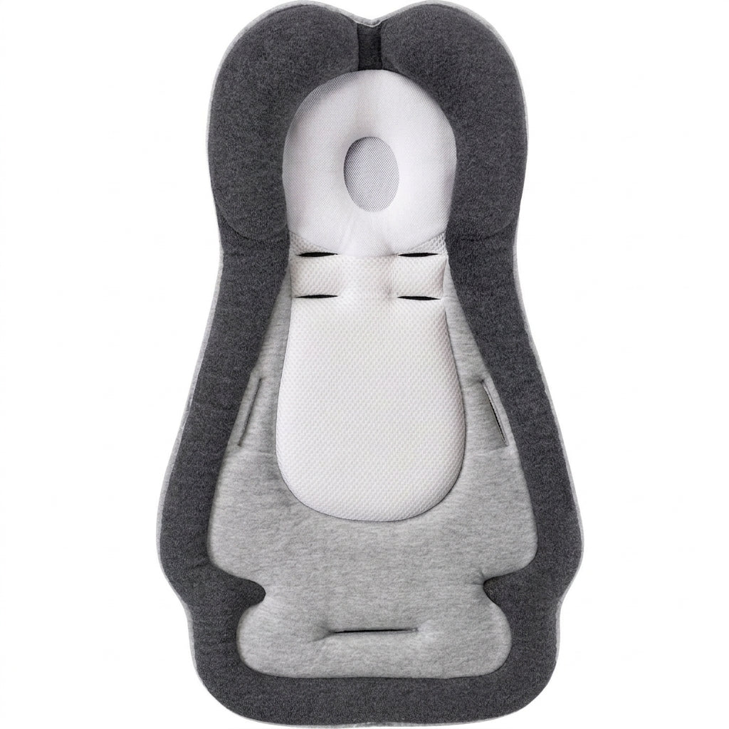 Memory foam newborn head and body support insert