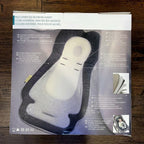 Newborn head and body support insert packaging back with feature details