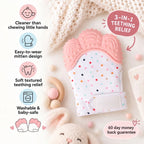 Silicone Teething Mitten with Adjustable Strap