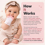 Silicone Teething Mitten with Adjustable Strap