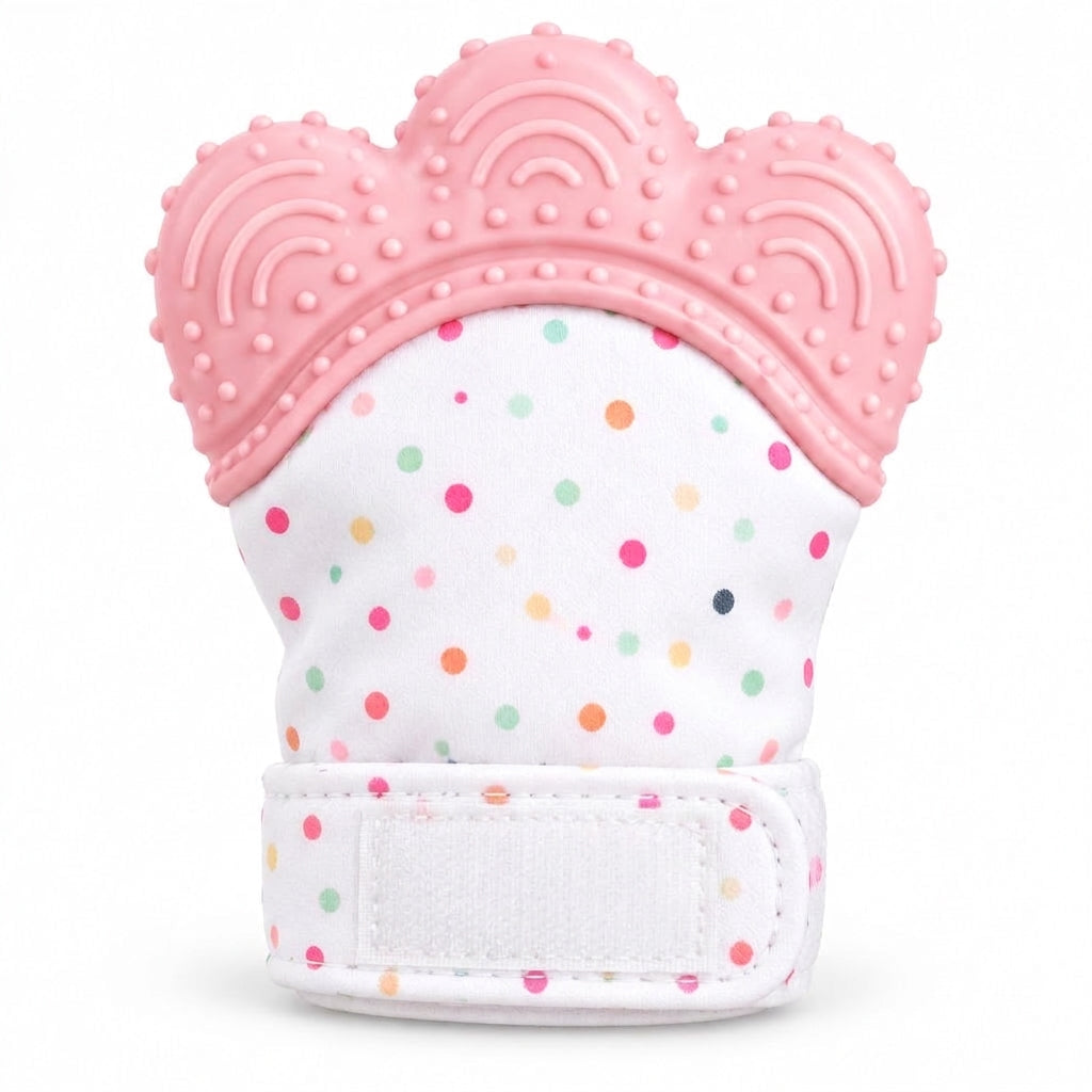 Silicone Teething Mitten with Adjustable Strap