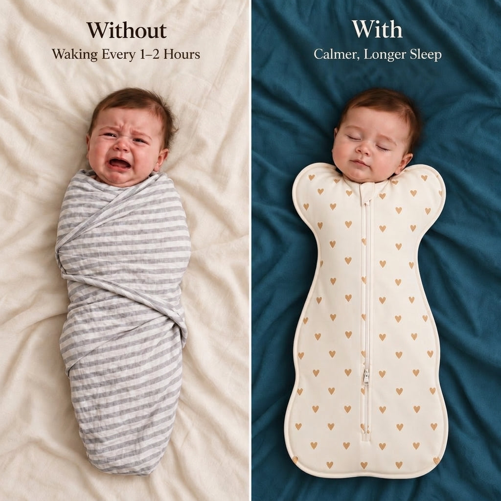 Arms-Up Cotton Baby Sleep Sack - photo 2