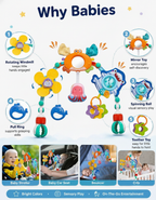 Hanging Sensory Arch Pram Toy