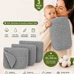 Soft cotton muslin burp cloth