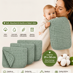 Soft cotton muslin burp cloth