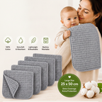 Soft cotton muslin burp cloth