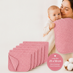Soft cotton muslin burp cloth