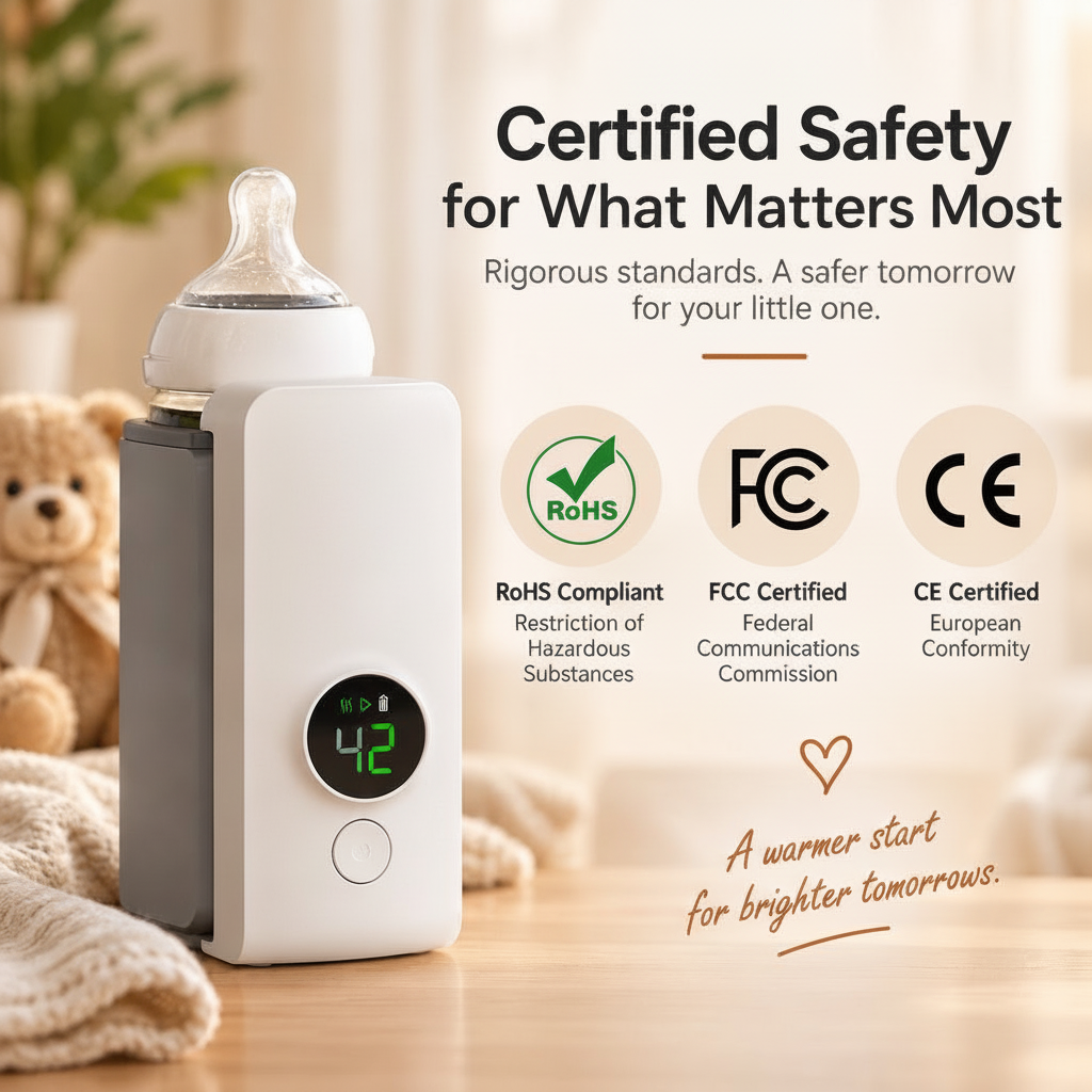 WarmNest-style portable bottle warmer product photo