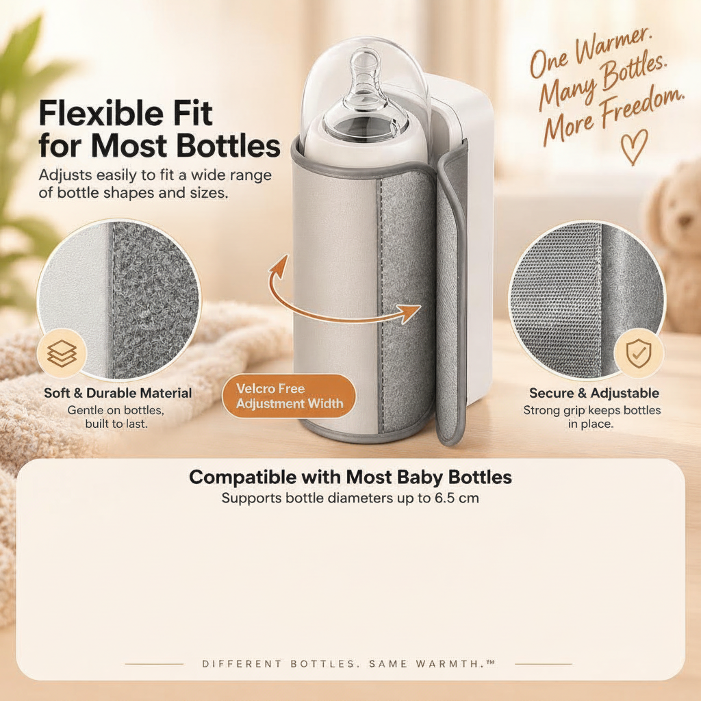 WarmNest-style portable bottle warmer product photo