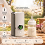 WarmNest-style portable bottle warmer product photo