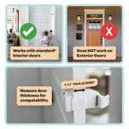 No-Drill Sliding Door Safety Lock product photo
