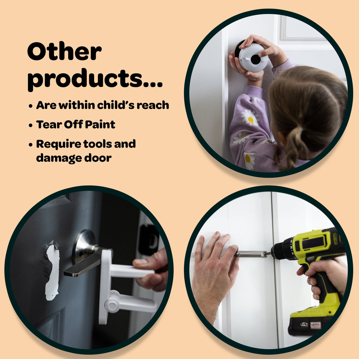 No-Drill Sliding Door Safety Lock product photo