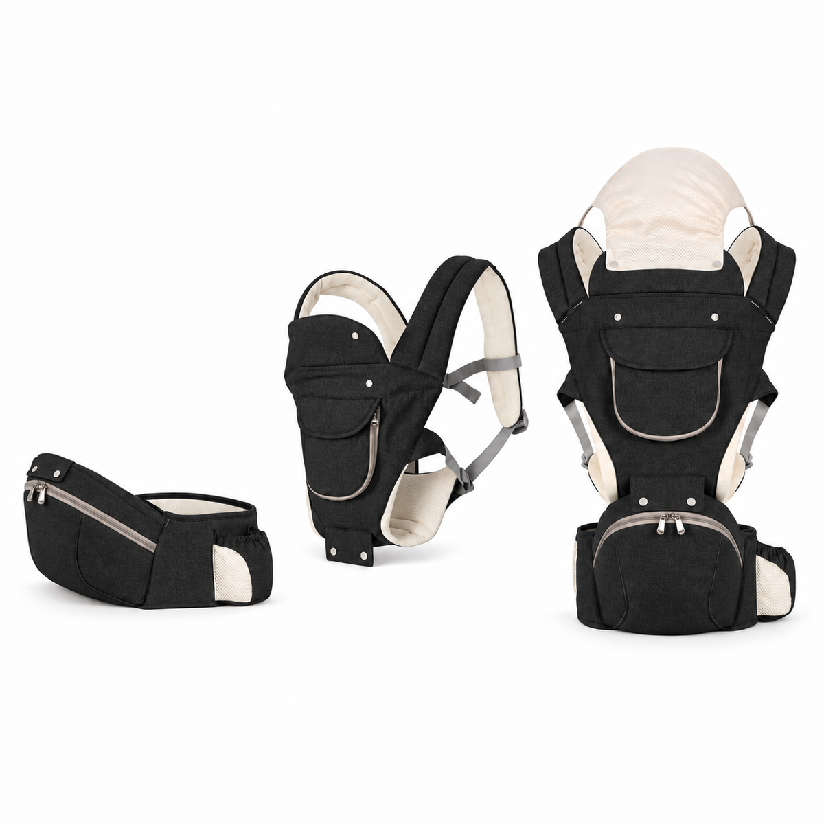 2-in-1 hip seat baby carrier