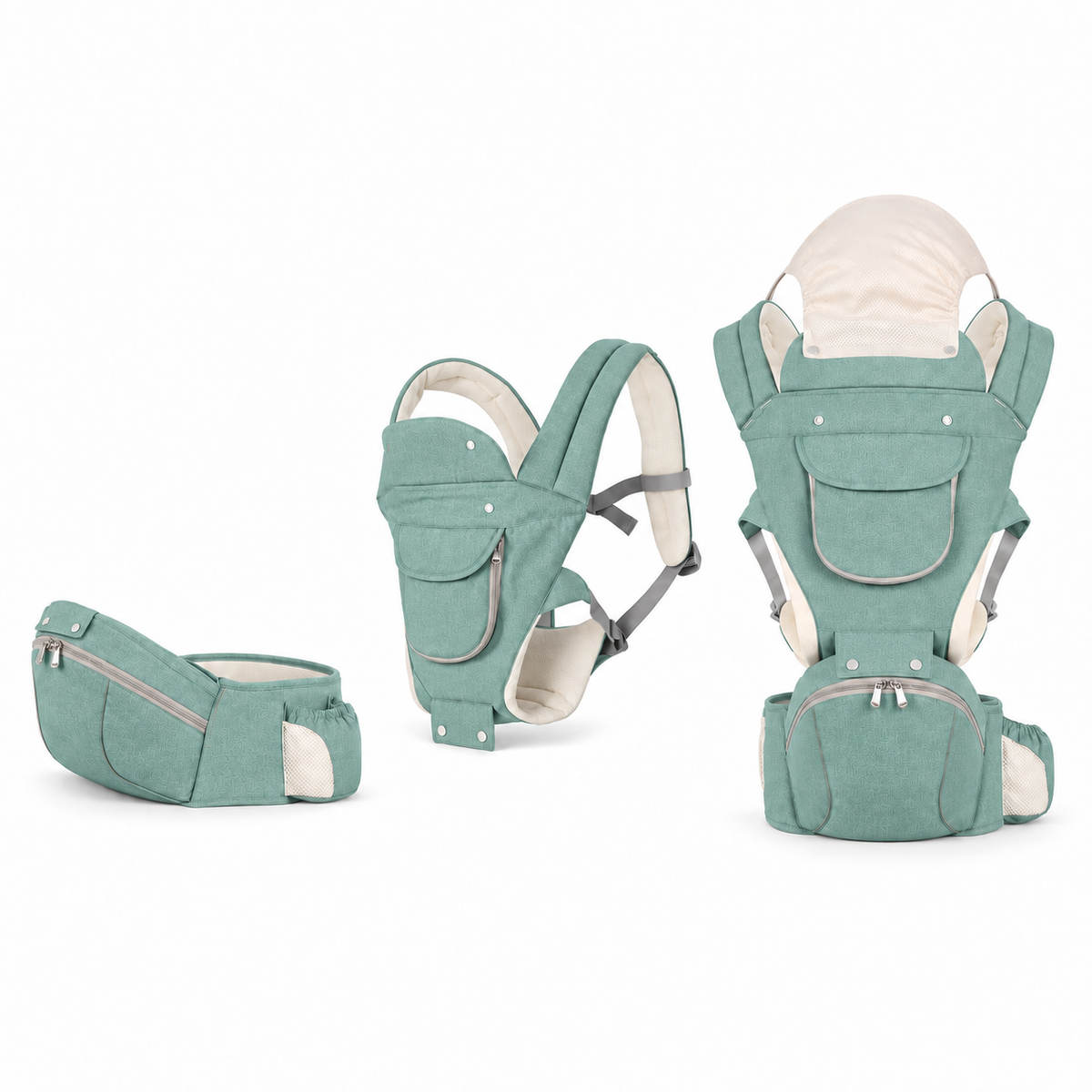 2-in-1 hip seat baby carrier