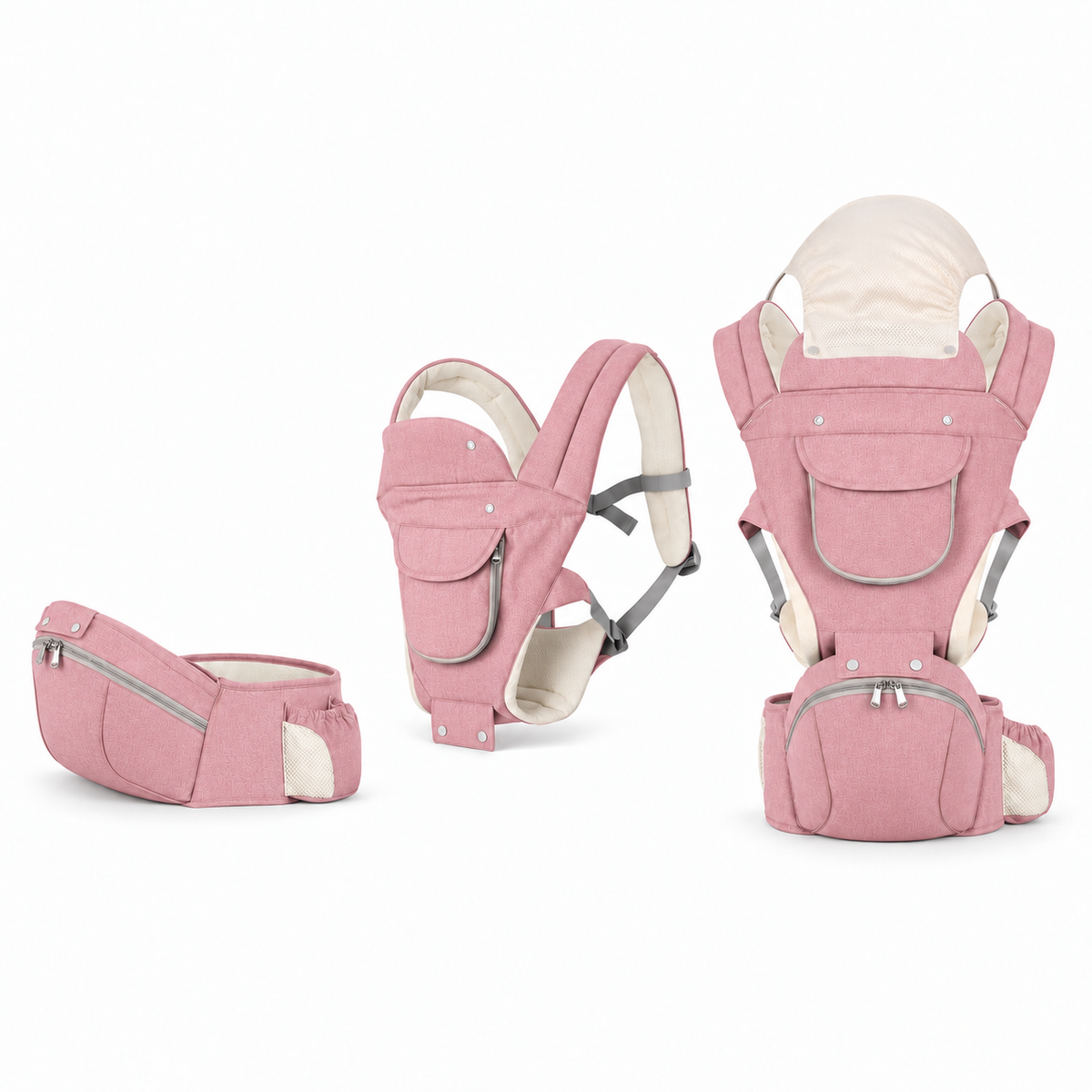 2-in-1 hip seat baby carrier
