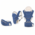 2-in-1 hip seat baby carrier