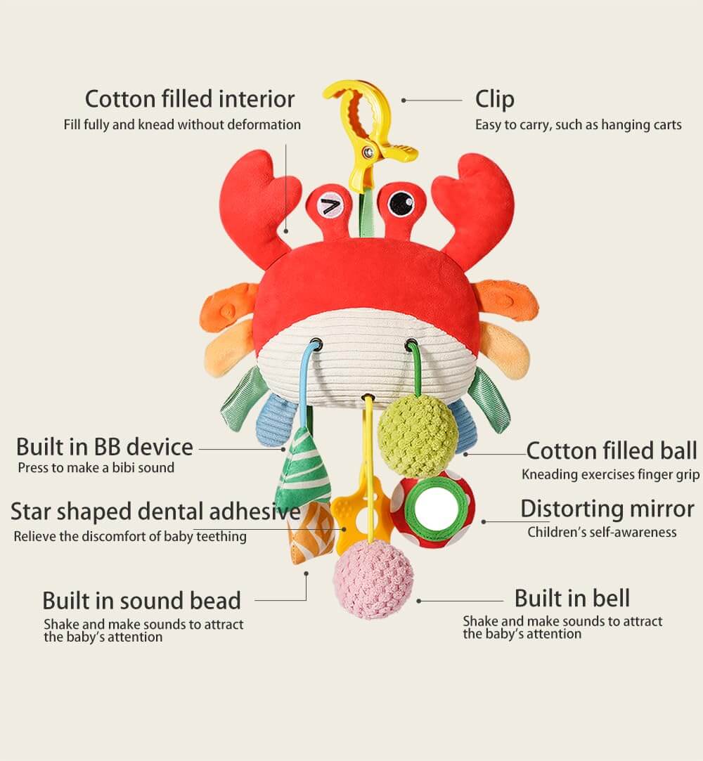 Clip-On Sensory Toy for Cot, Pram & Car Seat - product photo 3
