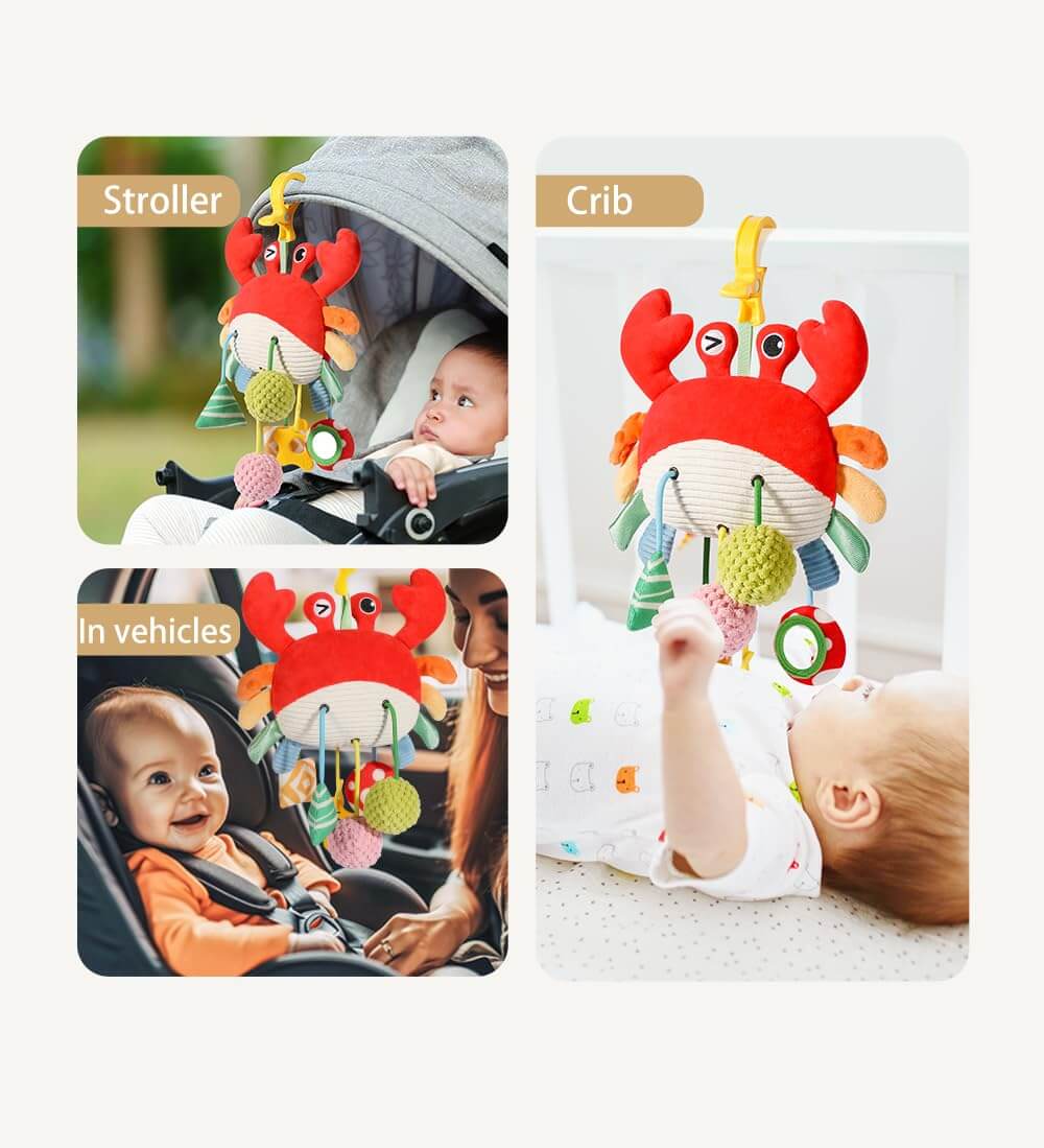 Clip-On Sensory Toy for Cot, Pram & Car Seat - product photo 4
