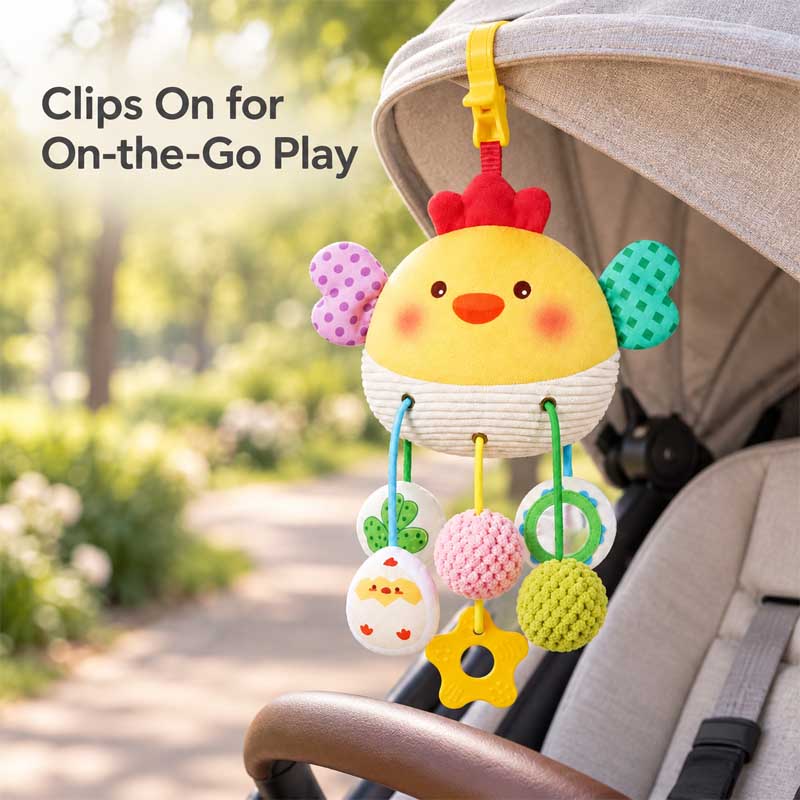 Clip-On Sensory Toy for Cot, Pram & Car Seat - product photo 9