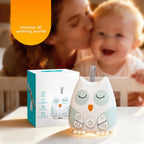 Owl white noise machine with night light