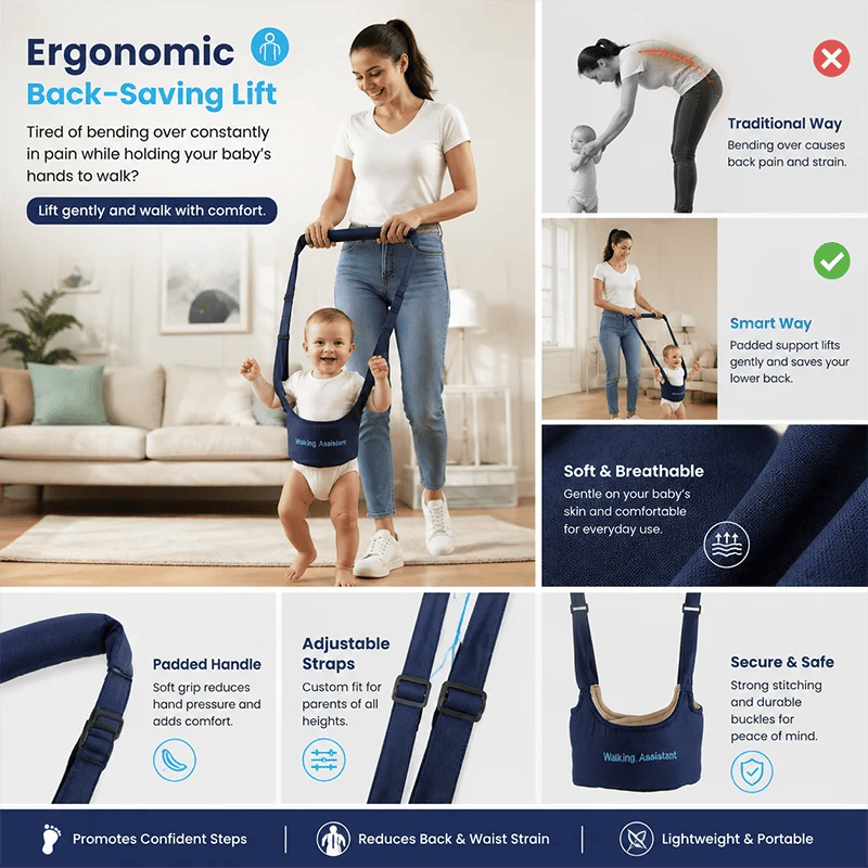 Ergonomic Toddler Walking Harness