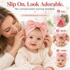 Baby bow turban hat image 4