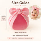 Baby bow turban hat image 6