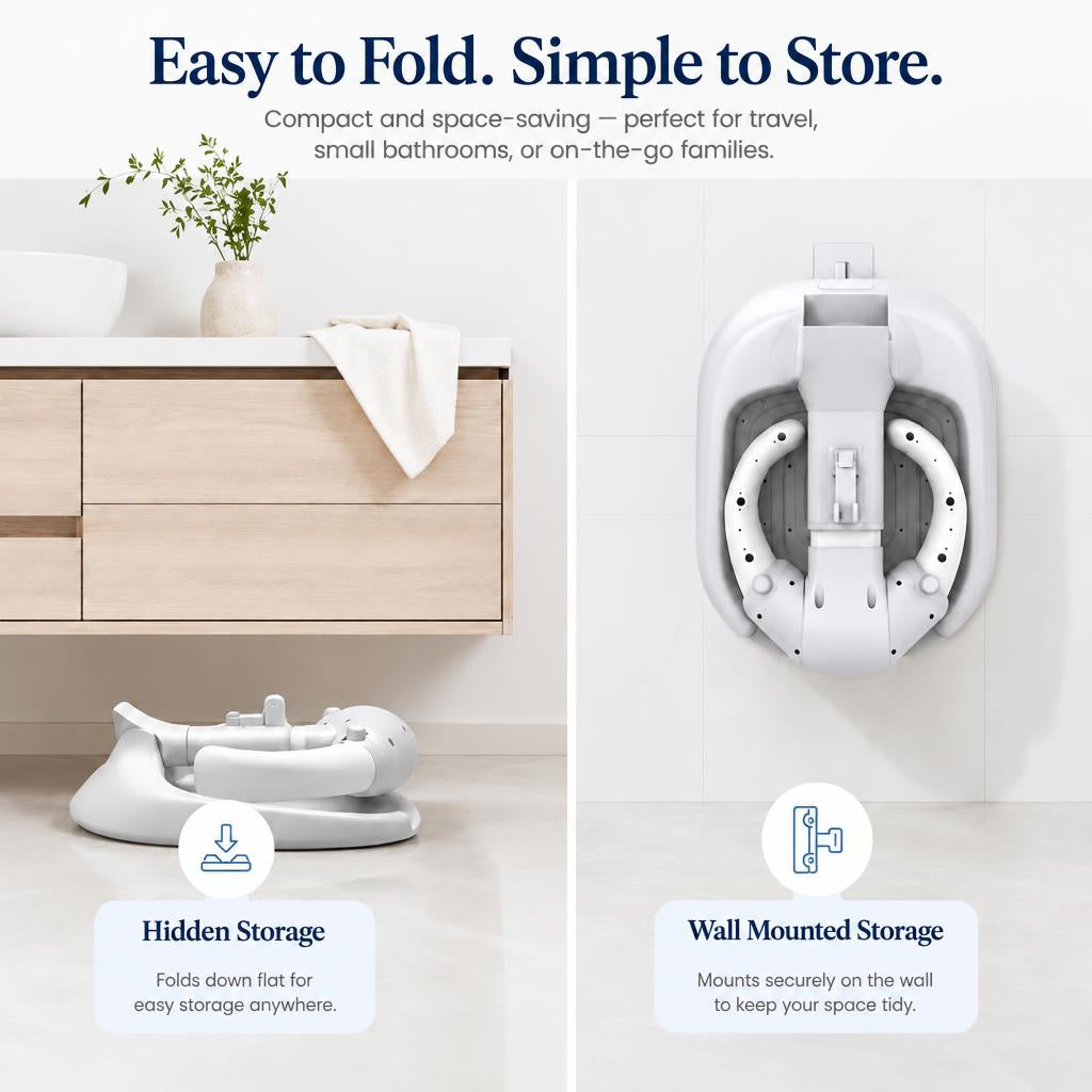 Adjustable Foldable Baby Bath Support Stand