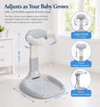 Adjustable Foldable Baby Bath Support Stand
