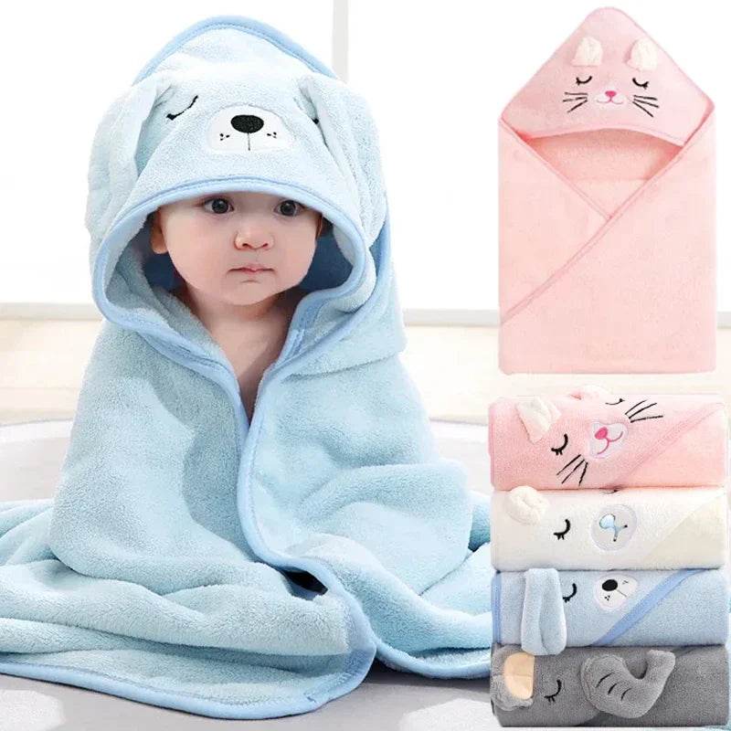 Soft Hooded Animal Baby Towel - main 1