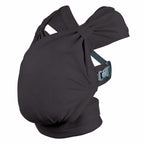 Soft stretch baby wrap carrier with buckle