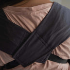Soft stretch baby wrap carrier with buckle