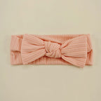 Stretchy Ribbed Bow Knot Baby Headband